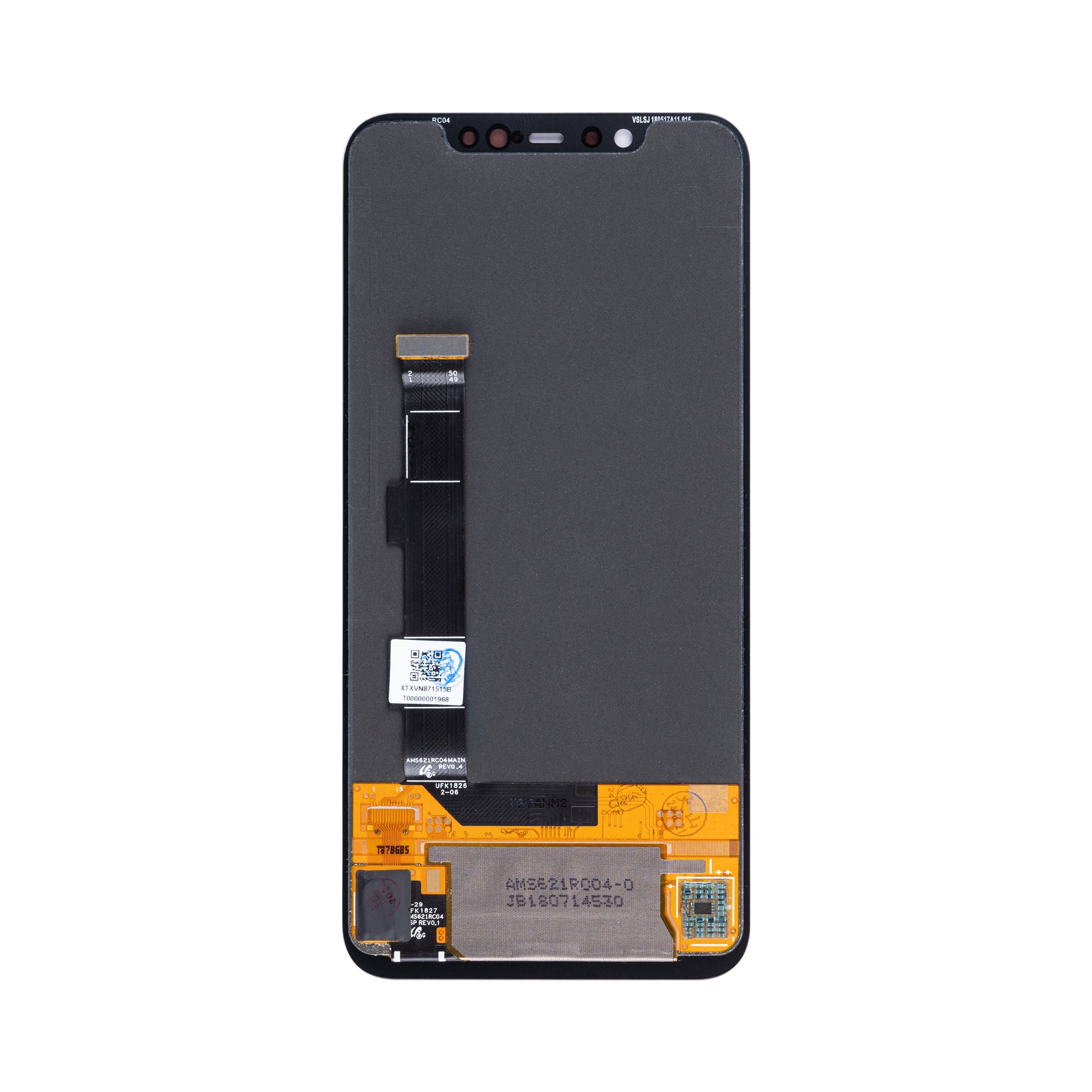Xiaomi Mi 8 Display And Digitizer Without Frame Black OEM