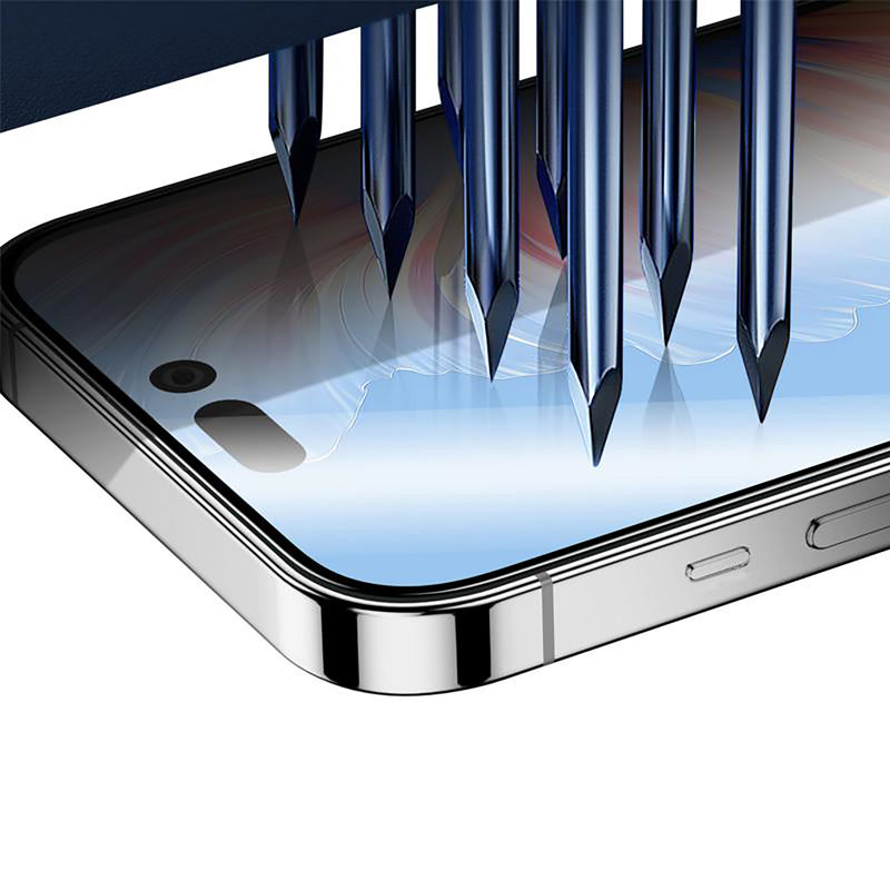 Rixus Clear HD Full Curved Edge Tempered Glass For iPhone 17