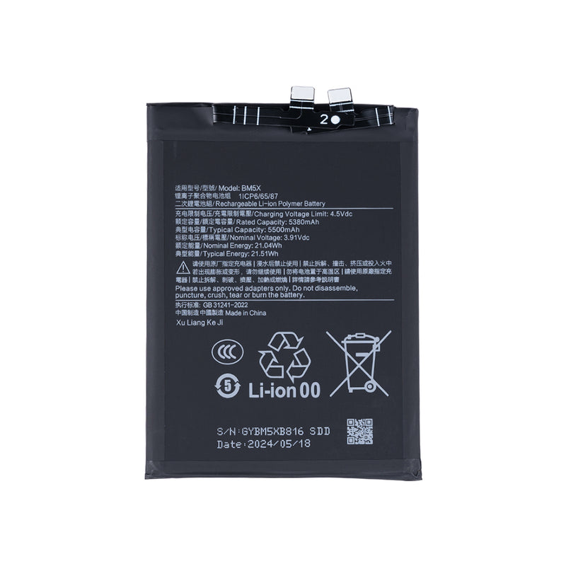 Xiaomi Redmi K70E (2311DRK48C) Battery BM5X OEM