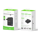 Rixus RX100 GaN Power Adapter With Digital Display 100W Black