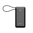 Rixus RXPB01B PowerBank 10.000mAh With Built-In Handstrap Cable Black