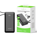 Rixus RXPB01B PowerBank 10.000mAh With Built-In Handstrap Cable Black