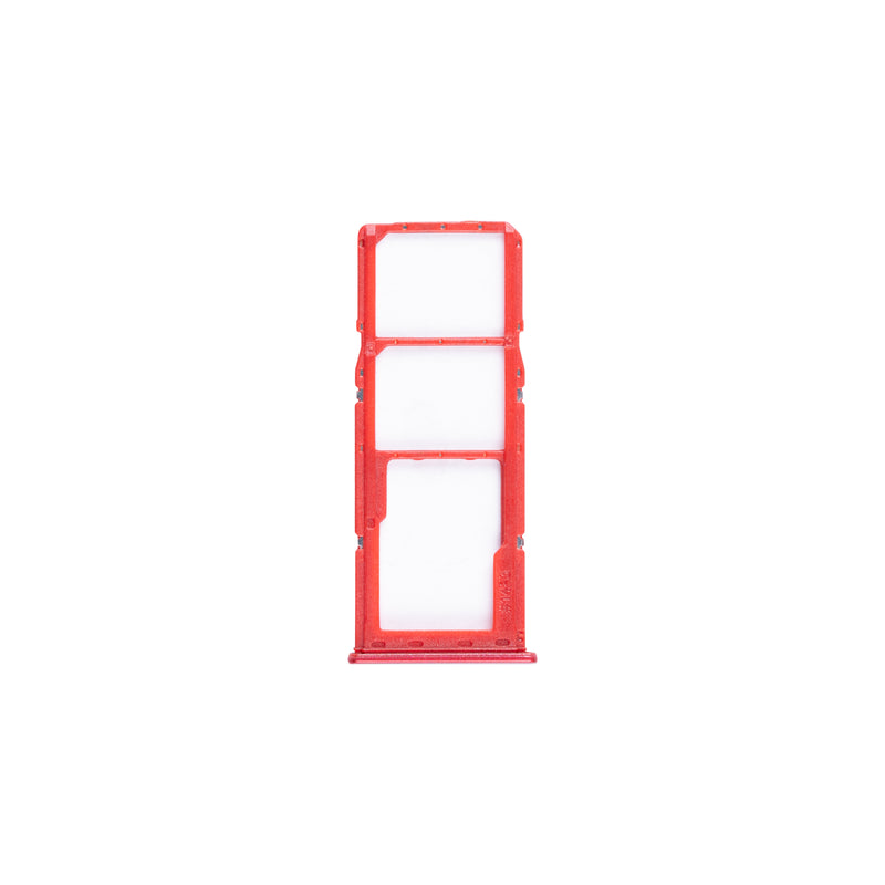 Samsung Galaxy A12 Nacho A127F Sim And SD Card Holder Red OEM