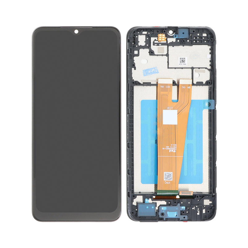 Samsung Galaxy A04 A045F Display And Digitizer With Frame Black OEM