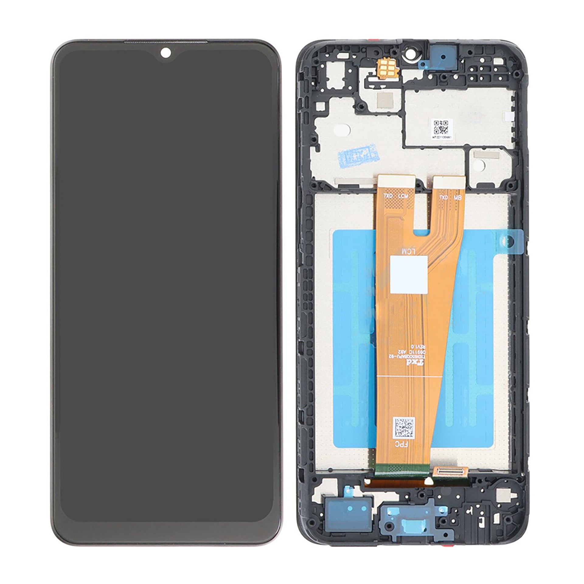 Samsung Galaxy A04 A045F Display And Digitizer With Frame Black OEM