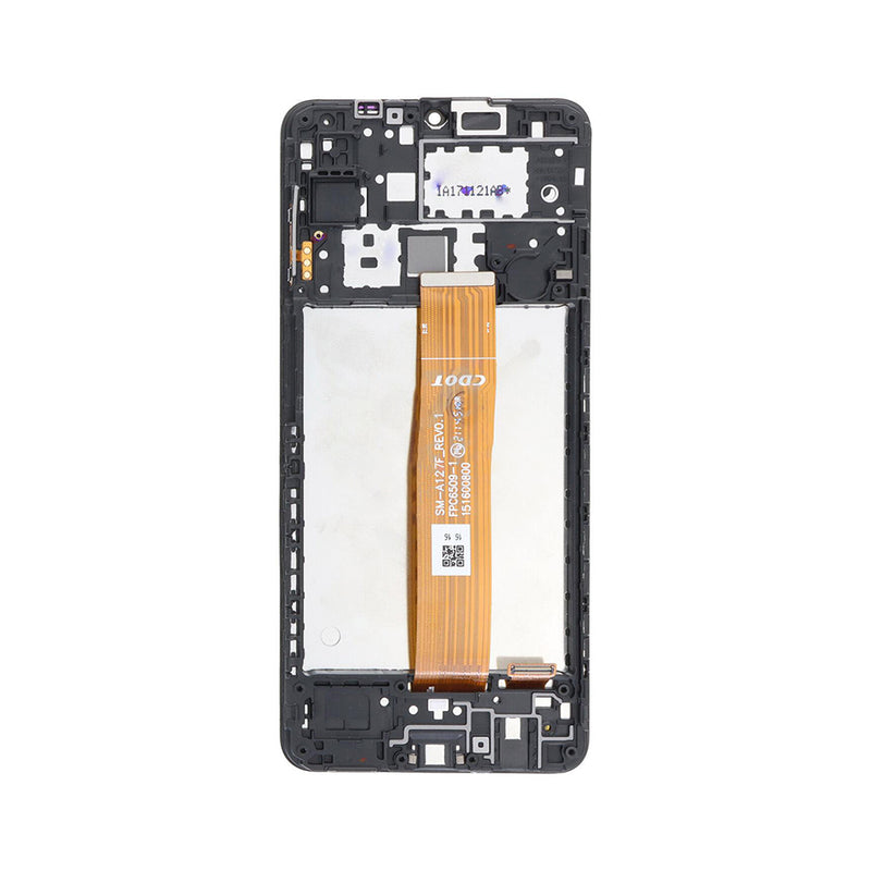 Samsung Galaxy A12 Nacho A127F Display And Digitizer With Frame Black OEM