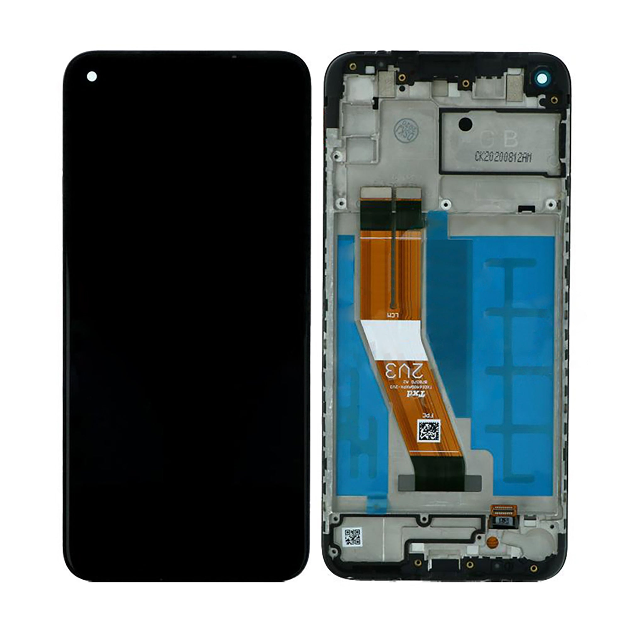 Samsung Galaxy A11 A115F Display And Digitizer With Frame Black OEM