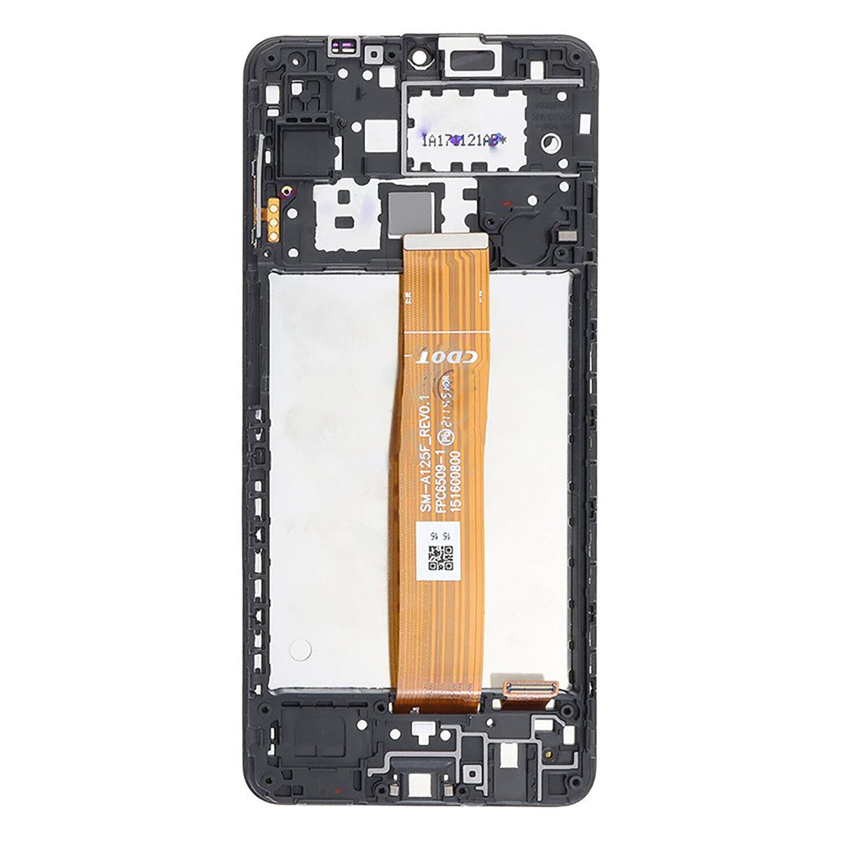 Samsung Galaxy A12 A125F Display And Digitizer With Frame Black OEM