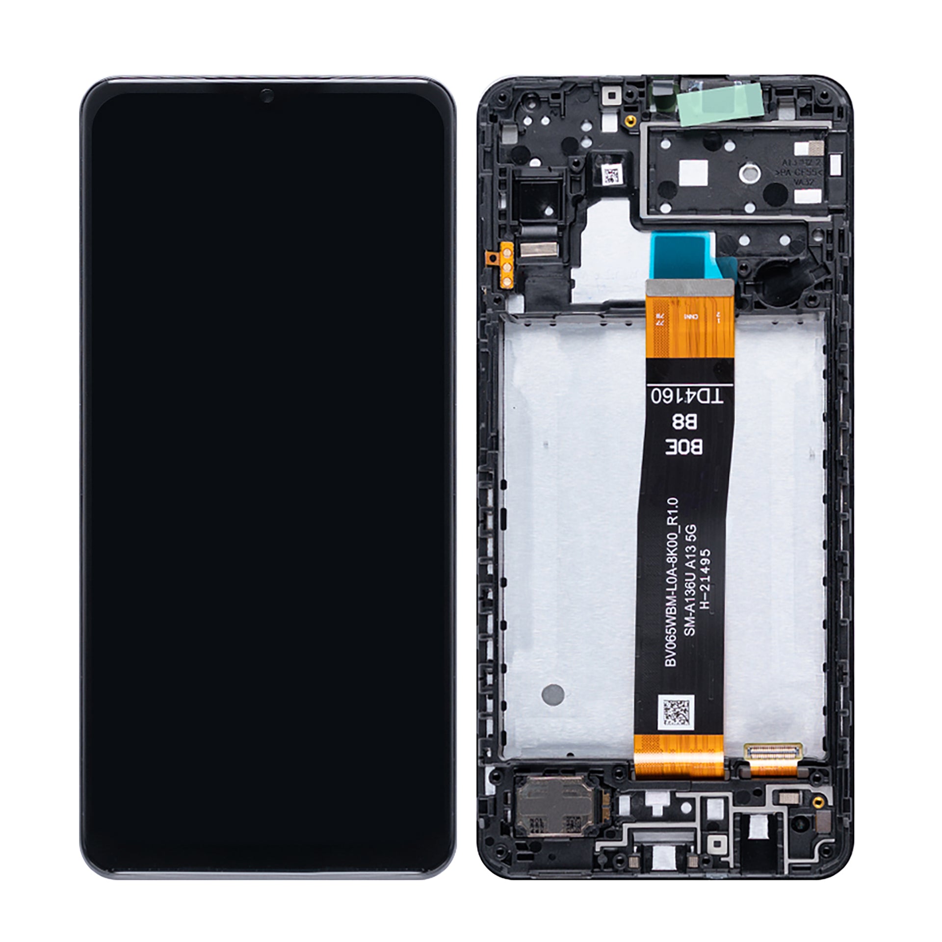 Samsung Galaxy A14 A145F Display And Digitizer With Frame Black OEM