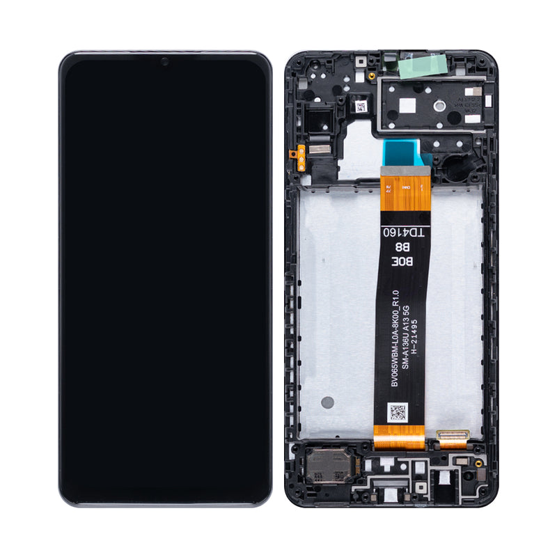 Samsung Galaxy A13 5G A136B Display And Digitizer With Frame Black OEM