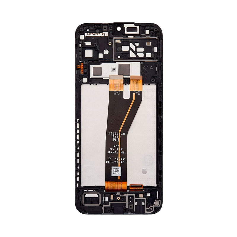 Samsung Galaxy A14 A145F Display And Digitizer With Frame Black OEM