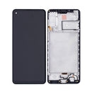 Samsung Galaxy A21s A217F Display And Digitizer With Frame Black OEM