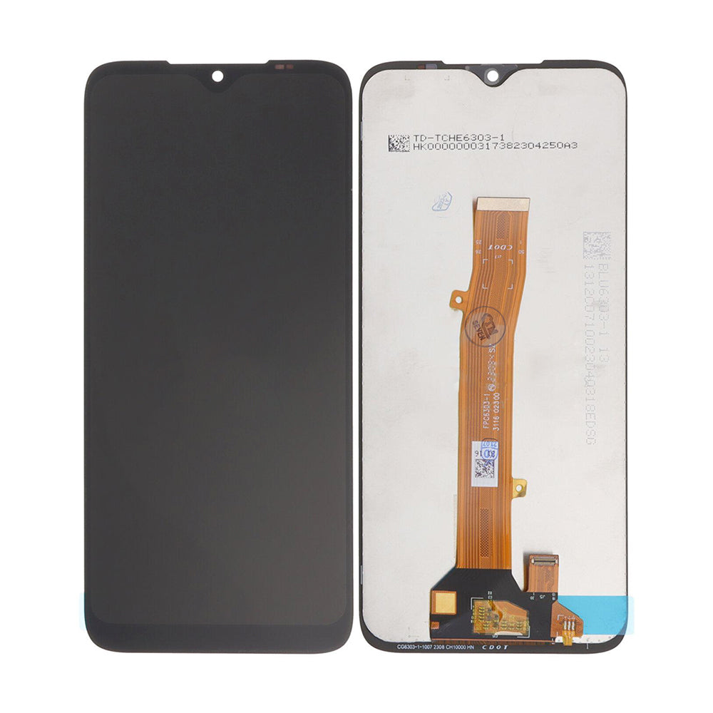 Nokia C12 Display And Digitizer Without Frame Black OEM