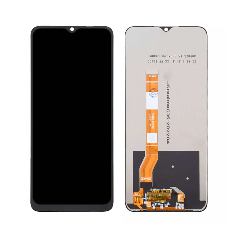 Realme 10 Pro 5G Display And Digitizer Without Frame Black OEM