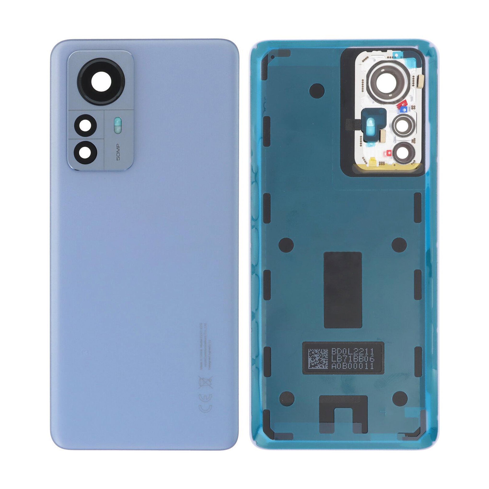 Xiaomi 12 Pro Back Cover With Lens Blue OEM