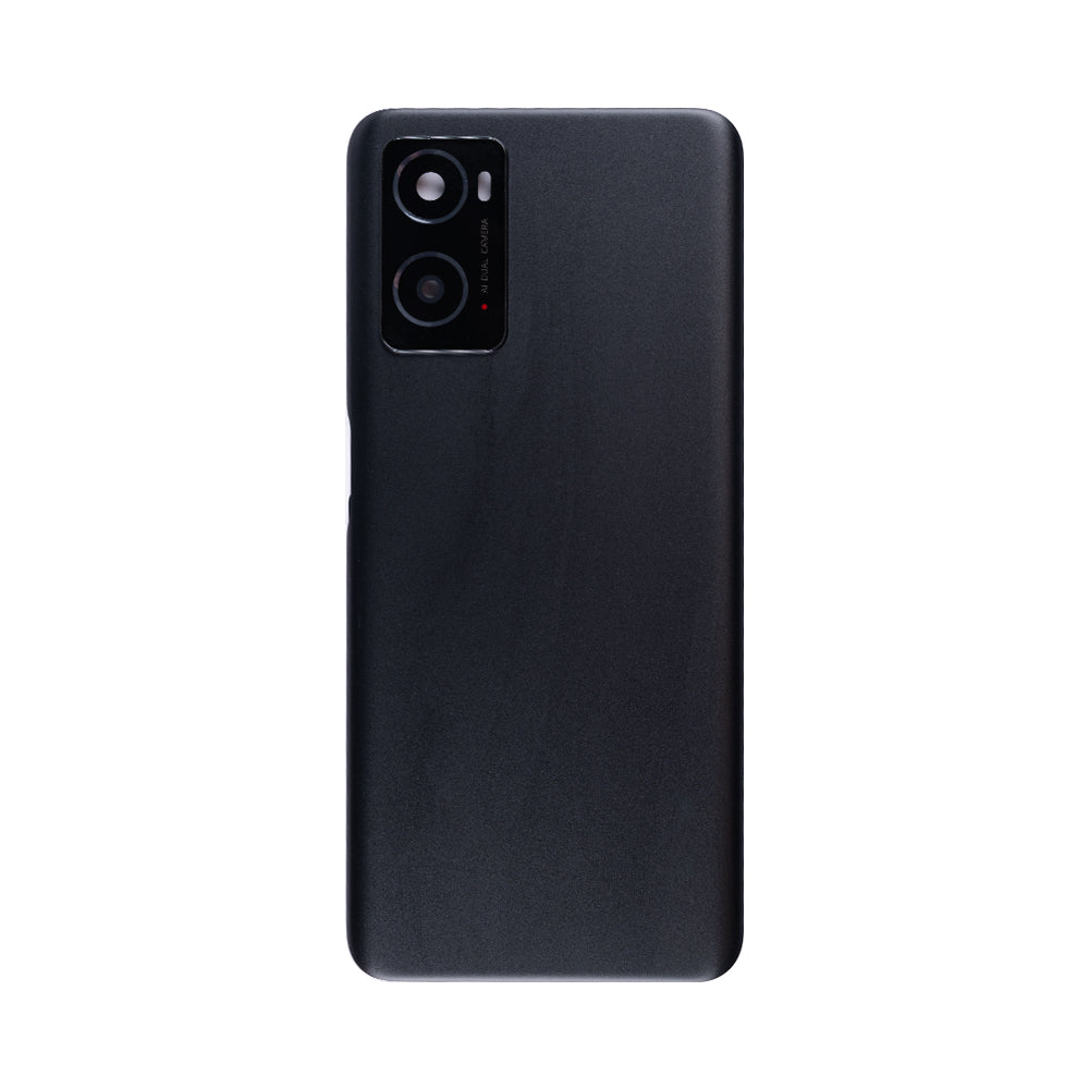 Oppo A76 Back Cover With Lens Glowing Black OEM