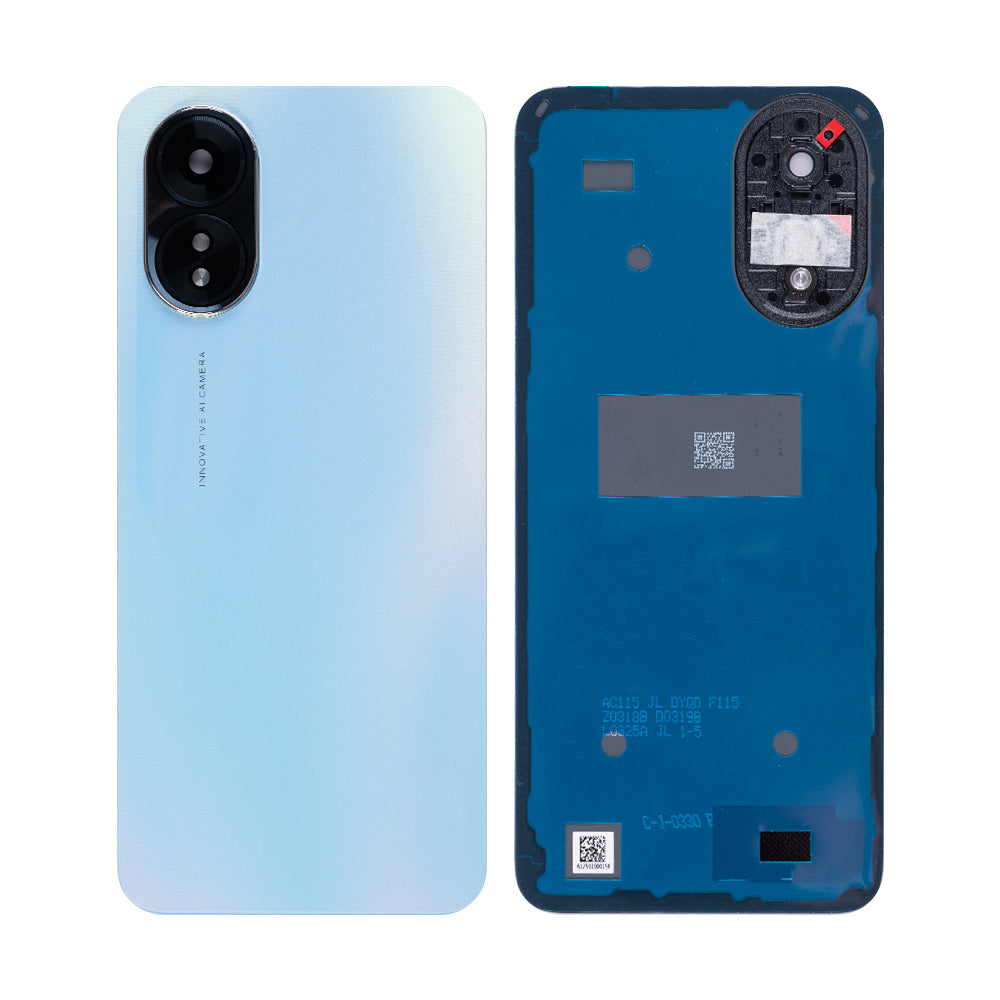Oppo A18 Back Cover With Lens Glowing Blue OEM
