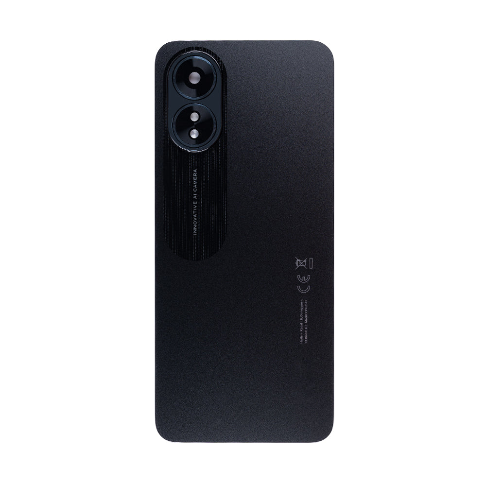 Oppo A18 Back Cover With Lens Glowing Black OEM