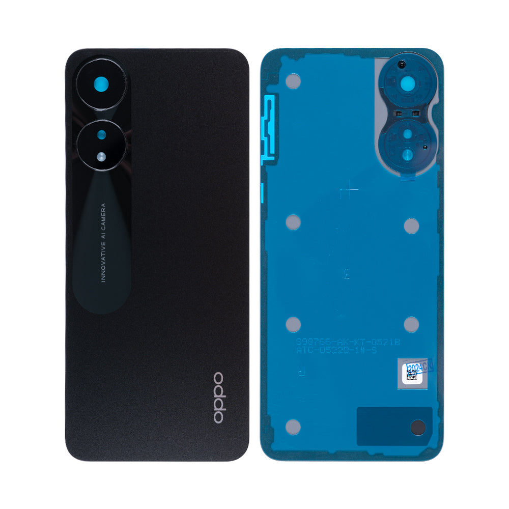 Oppo A78 5G Back Cover With Lens Glowing Black OEM