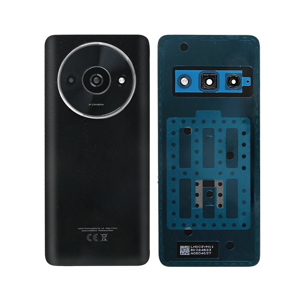 Xiaomi Redmi A3 Back Cover With Lens Midnight Black OEM