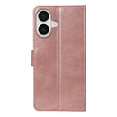 Rixus Bookcase For Apple iPhone 16 Pink