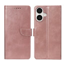 Rixus Bookcase For Apple iPhone 16 Pink