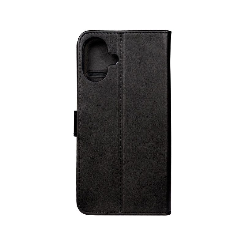 Rixus Bookcase For Apple iPhone 16 Black