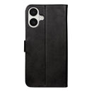 Rixus Bookcase For Apple iPhone 16 Black