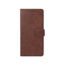 Rixus Bookcase For Apple iPhone 16 Brown
