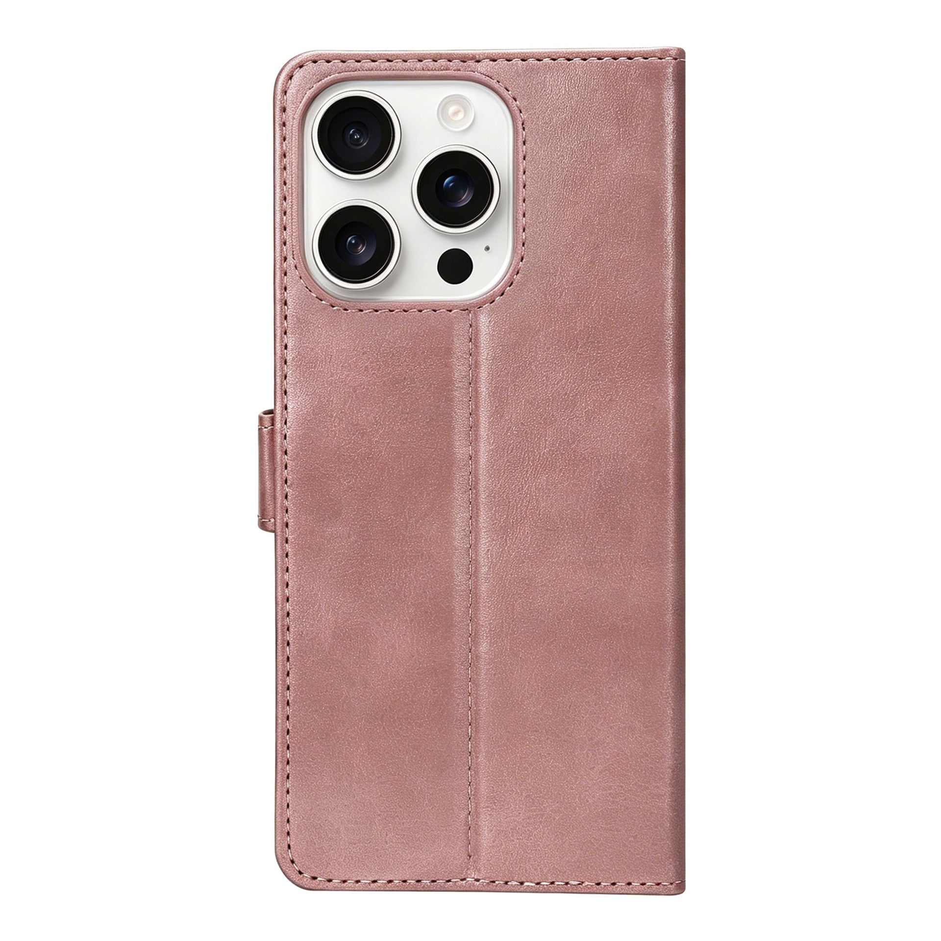 Rixus Bookcase For Apple iPhone 16 Pro Pink