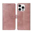 Rixus Bookcase For Apple iPhone 16 Pro Pink