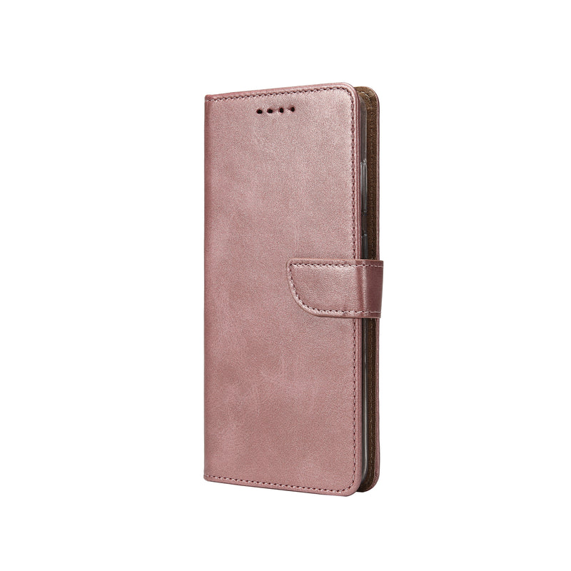 Rixus Bookcase For iPhone 16 Pro Pink