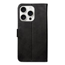 Rixus Bookcase For Apple iPhone 16 Pro Black