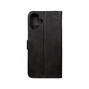 Rixus Bookcase For Apple iPhone 16 Plus Black