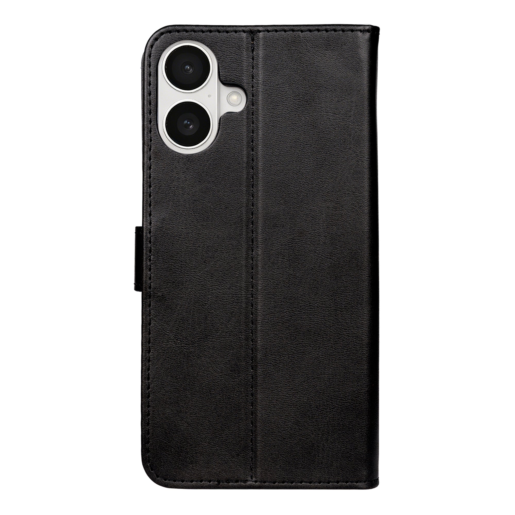 Rixus Bookcase For Apple iPhone 16 Plus Black
