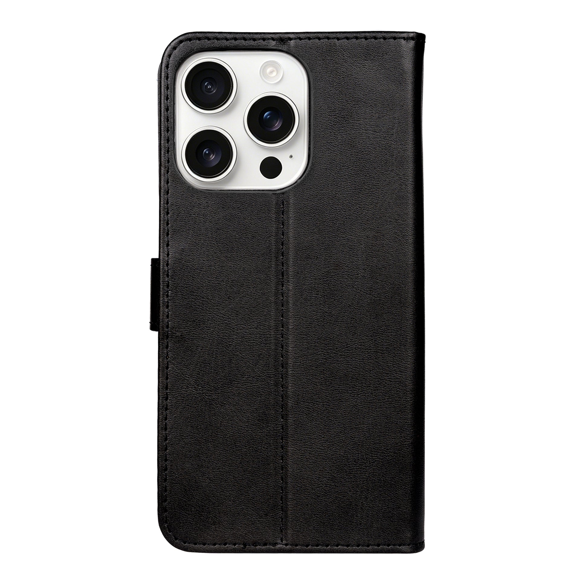Rixus Bookcase For Apple iPhone 16 Pro Max Black