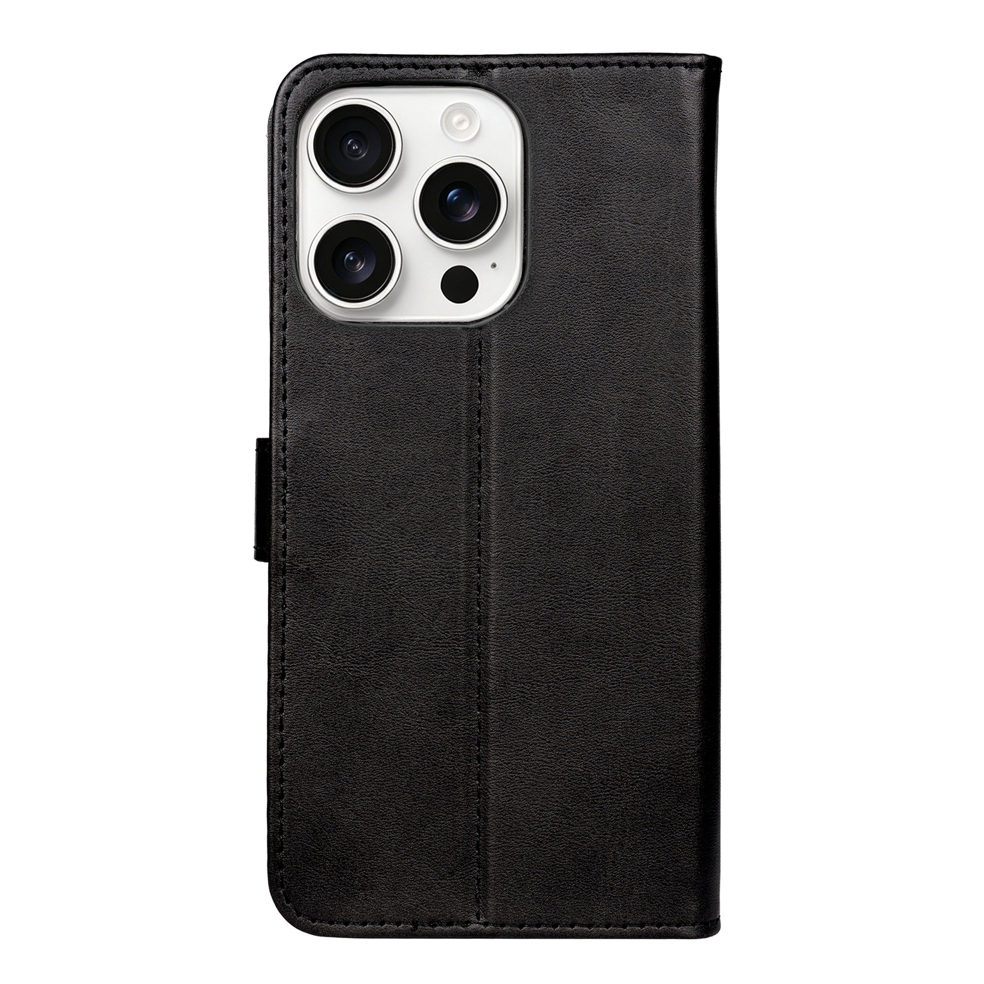 Rixus Bookcase For Apple iPhone 16 Pro Max Black
