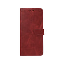 Rixus Bookcase For iPhone 16 Pro Max Dark Red