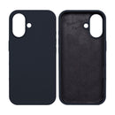 Rixus Soft TPU Phone Case For Apple iPhone 16 Black