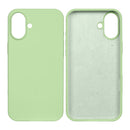 Rixus For iPhone 16 Soft TPU Phone Case Matcha