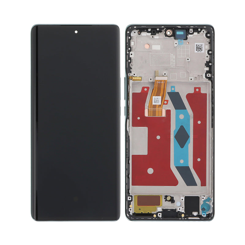 Huawei Honor Magic5 Lite (RMO-NX3), Honor X9a (RMO-NX1) Display And Digitizer With Frame Emerald Green OEM