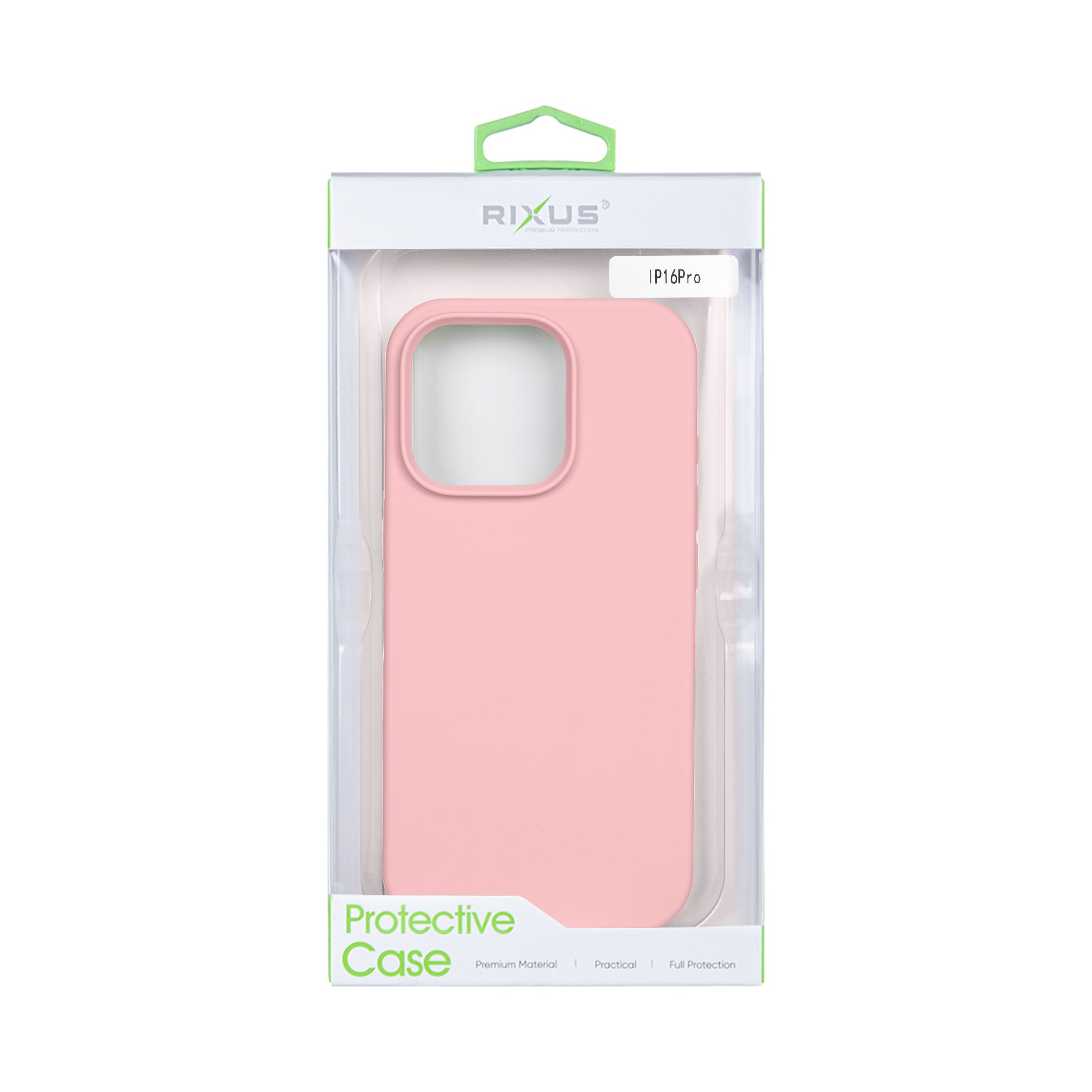 Rixus Soft TPU Phone Case For Apple iPhone 16 Pro Pink
