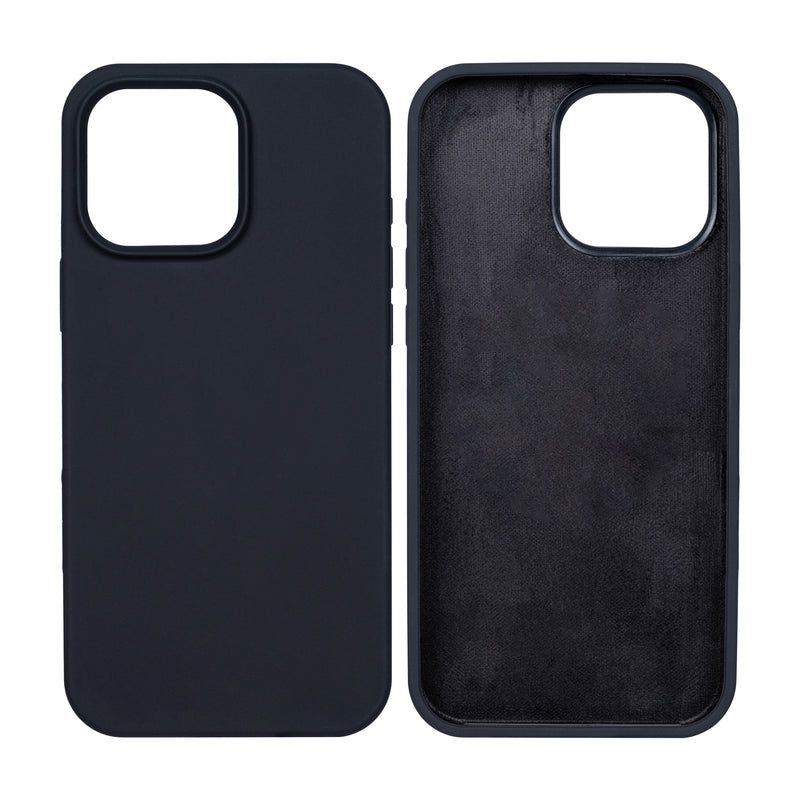 Rixus For iPhone 16 Pro Soft TPU Phone Case Black