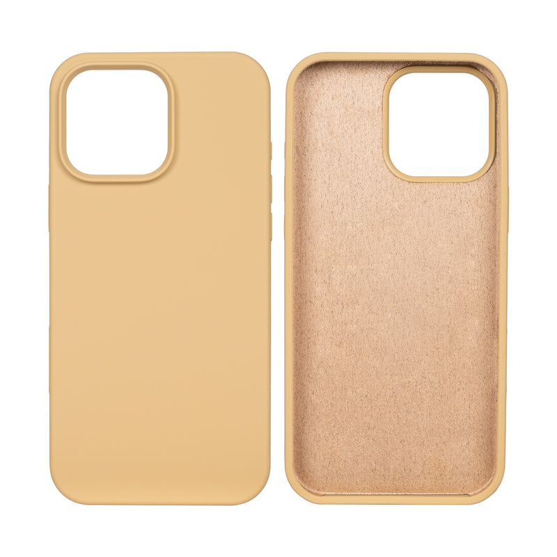 Rixus For iPhone 16 Pro Soft TPU Phone Case Gold