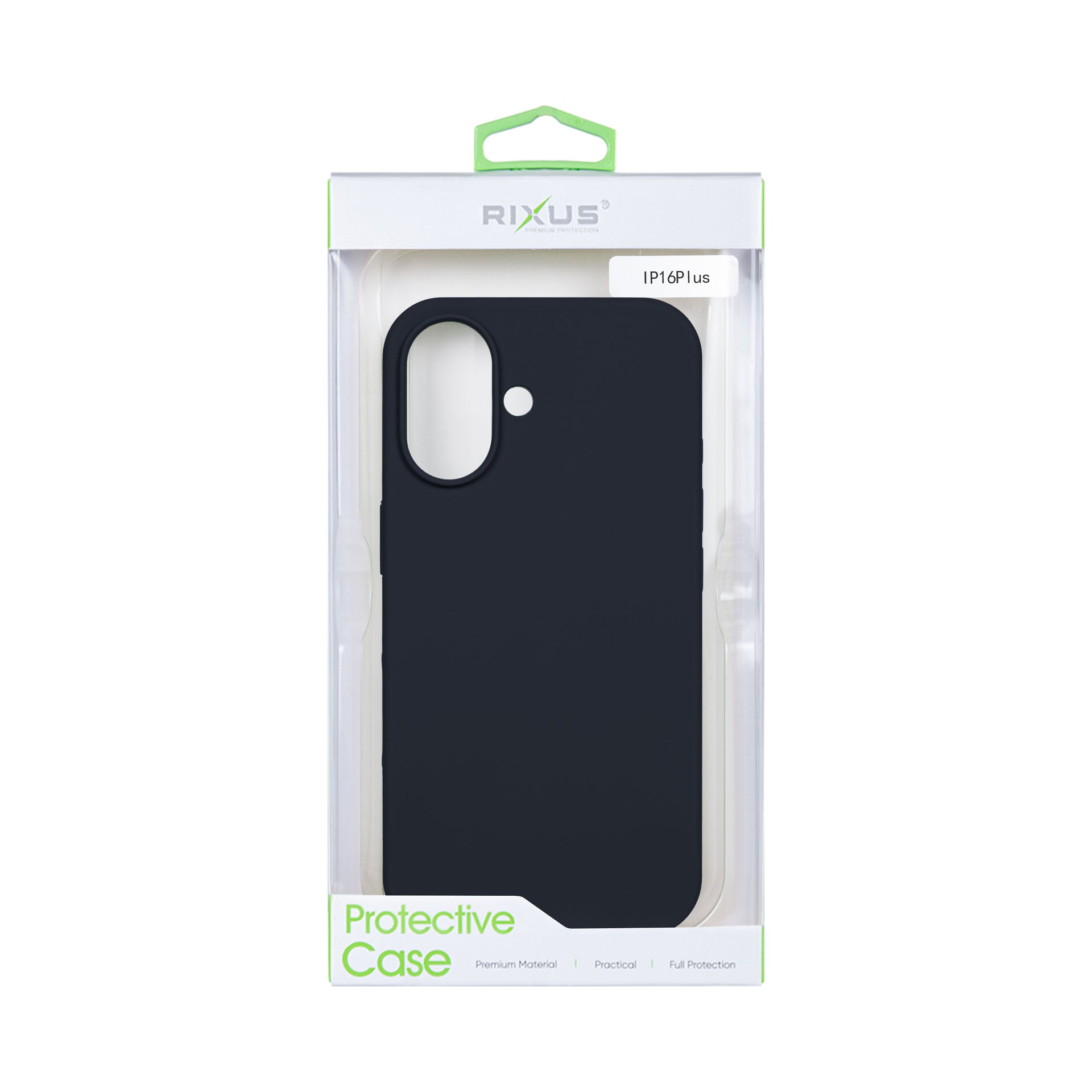 Rixus Soft TPU Phone Case For Apple iPhone 16 Plus Black