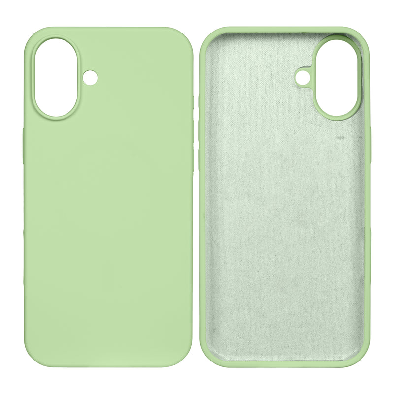 Rixus Soft TPU Phone Case For Apple iPhone 16 Plus Matcha