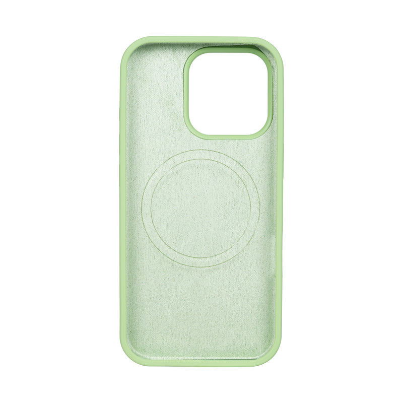 Rixus For iPhone 16 Pro Soft TPU Phone Case With MagSafe Matcha