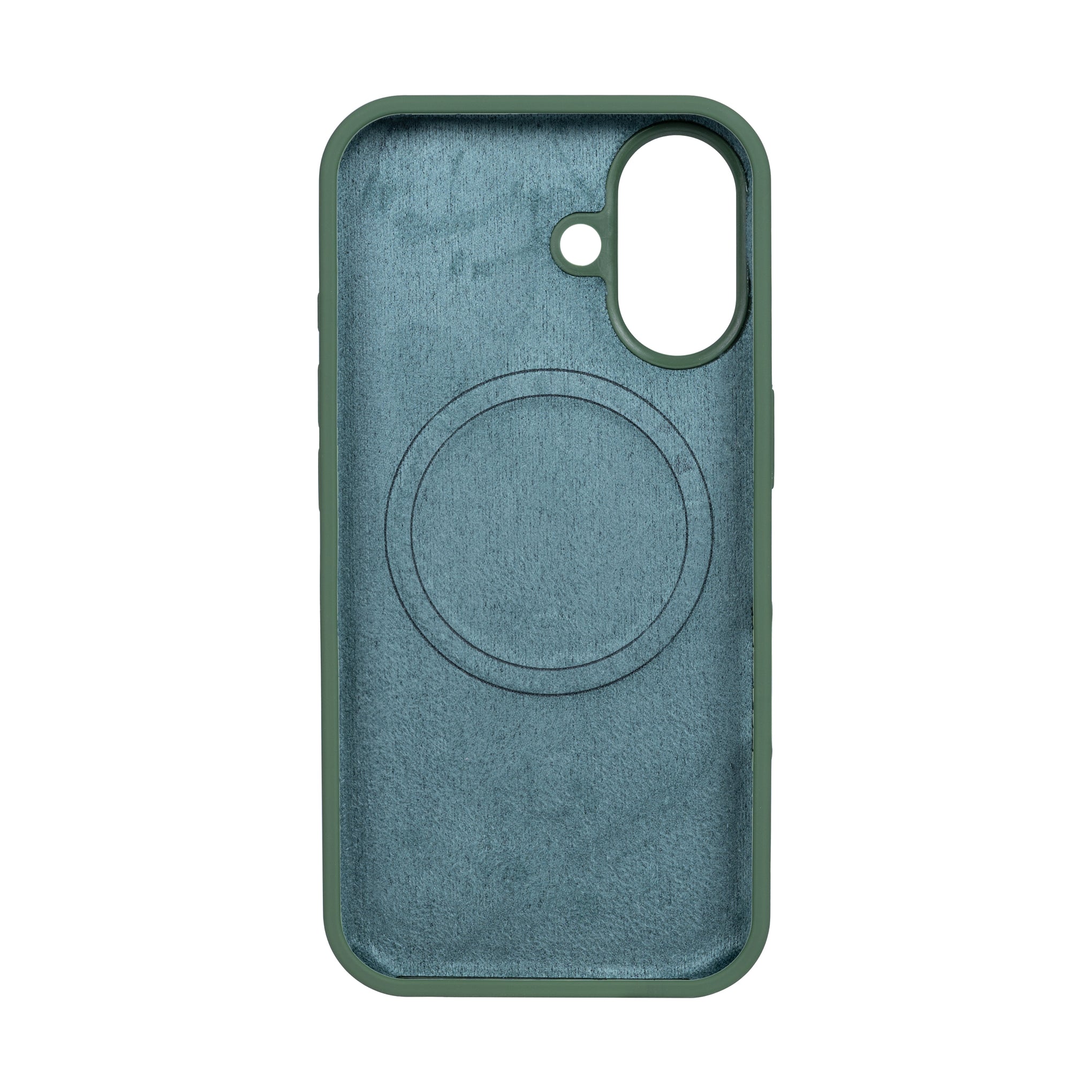 Rixus Soft TPU Phone Case With MagSafe Compatible For Apple iPhone 16 Plus Dark Green