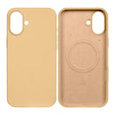 Rixus Soft TPU Phone Case With MagSafe For Apple iPhone 16 Plus Gold