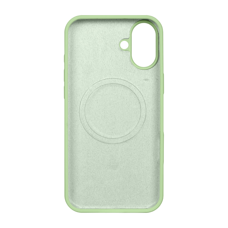 Rixus For iPhone 16 Plus Soft TPU Phone Case With MagSafe Matcha